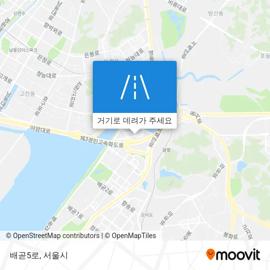 배곧5로 지도