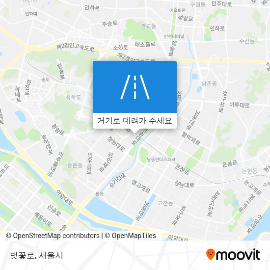 벚꽃로 지도