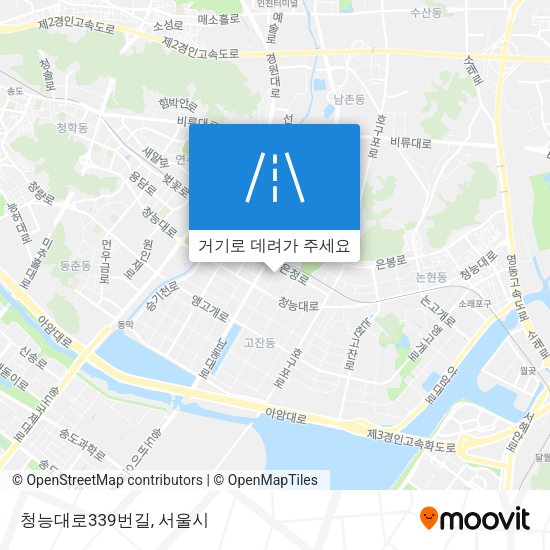 청능대로339번길 지도