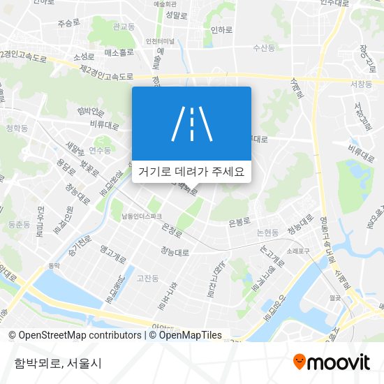 함박뫼로 지도
