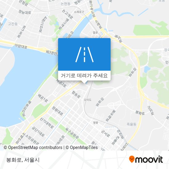 봉화로 지도
