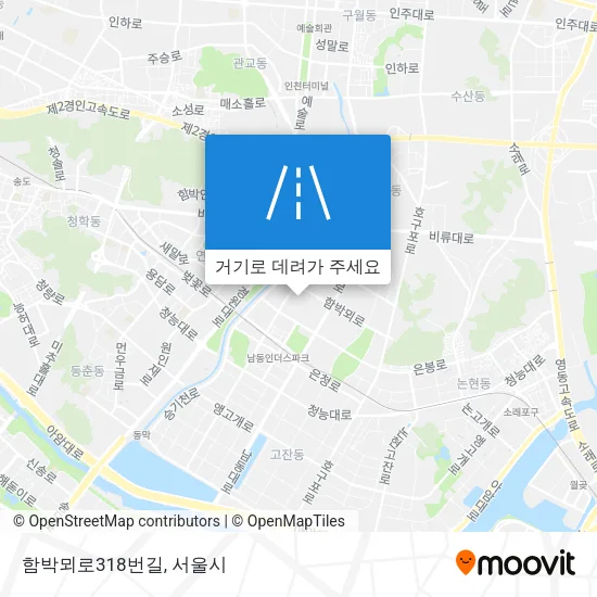함박뫼로318번길 지도