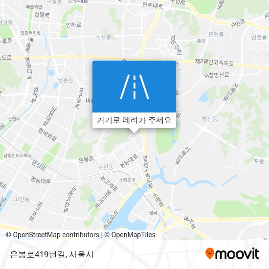 은봉로419번길 지도
