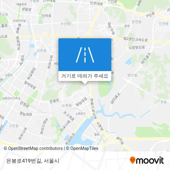 은봉로419번길 지도