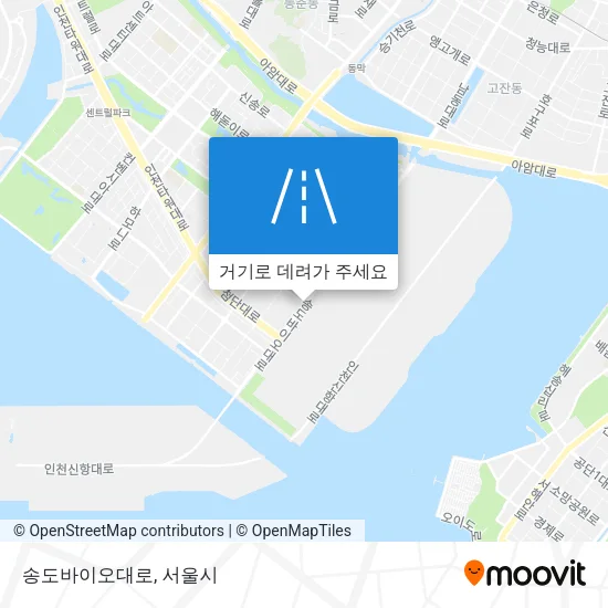 송도바이오대로 지도