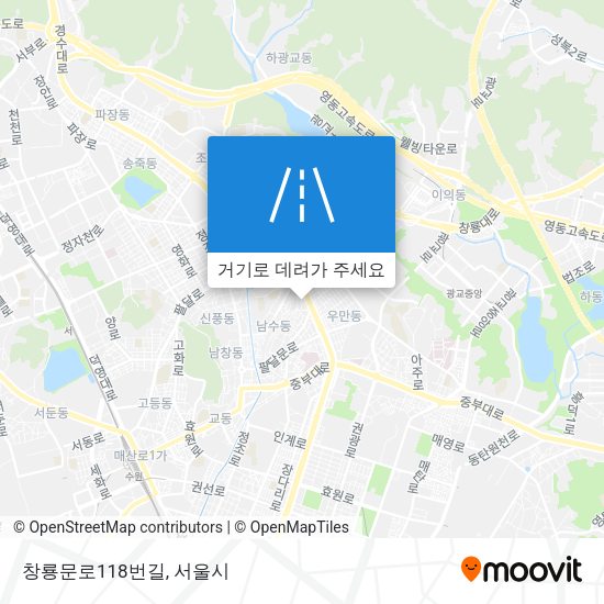 창룡문로118번길 지도