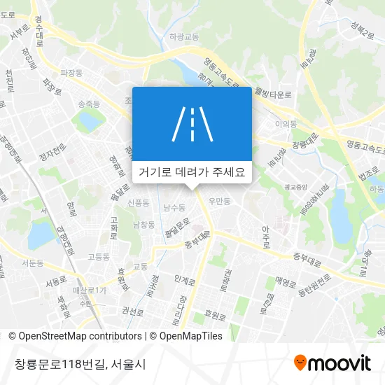 창룡문로118번길 지도