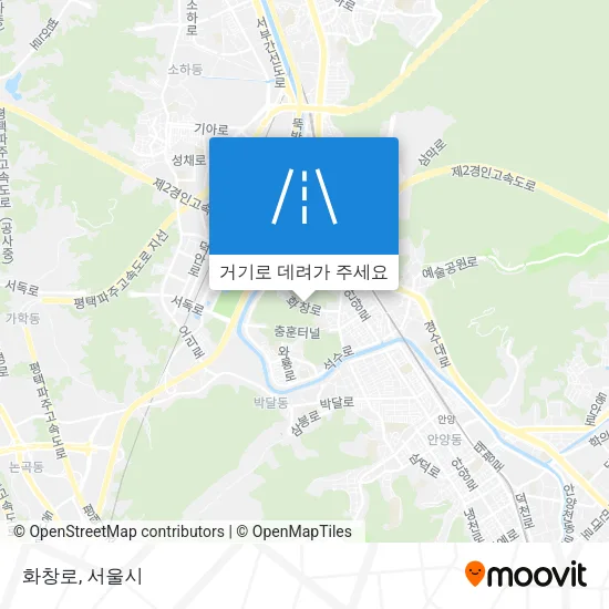 화창로 지도