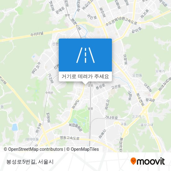 봉성로5번길 지도