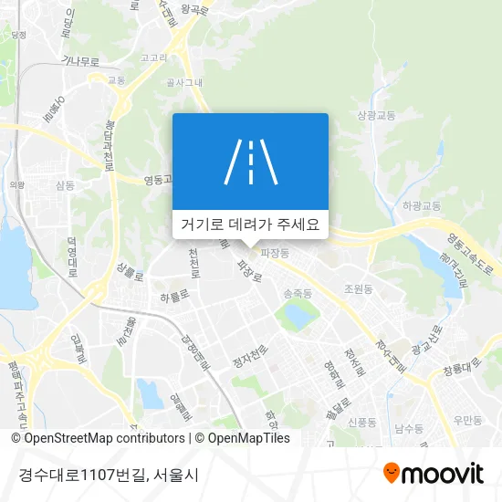 경수대로1107번길 지도