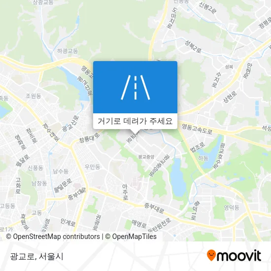광교로 지도