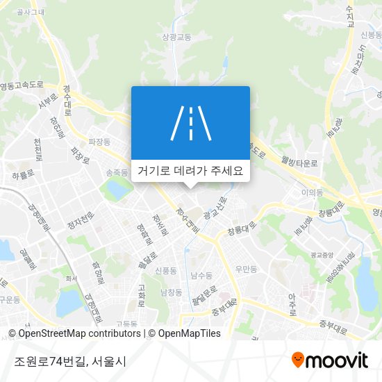 조원로74번길 지도