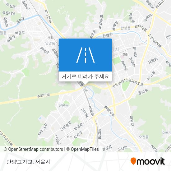 안양고가교 지도