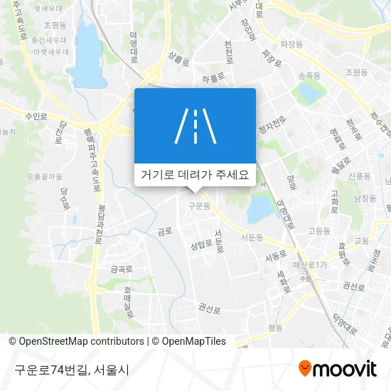 구운로74번길 지도