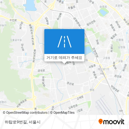 하탑로9번길 지도