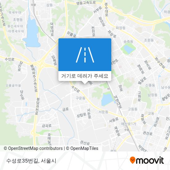 수성로35번길 지도