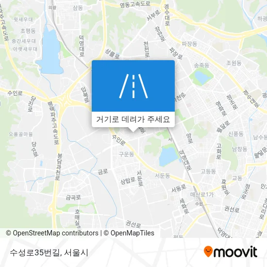 수성로35번길 지도