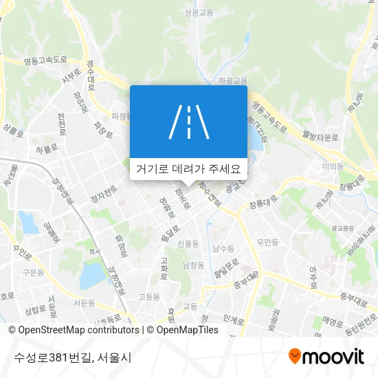 수성로381번길 지도