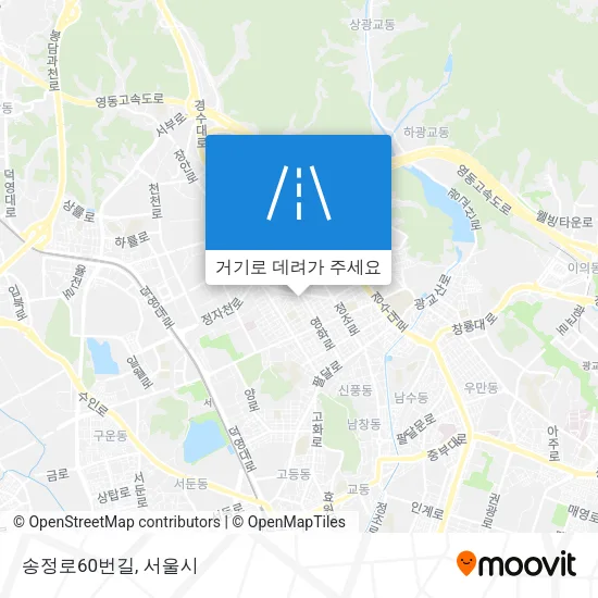송정로60번길 지도