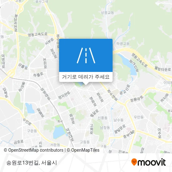 송원로13번길 지도