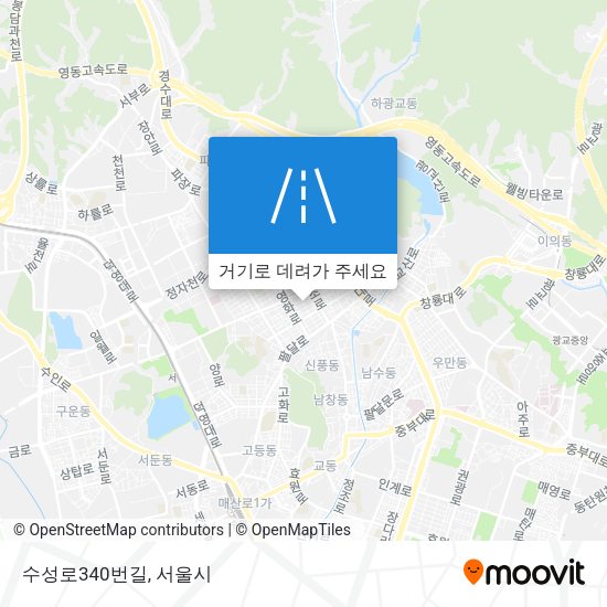 수성로340번길 지도
