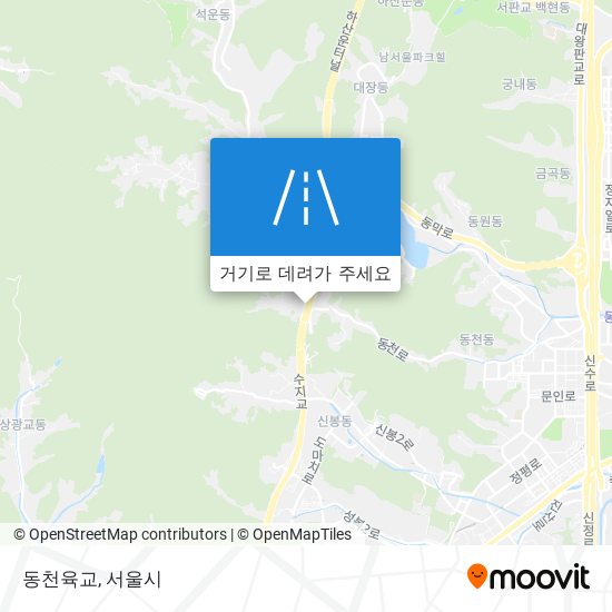 동천육교 지도