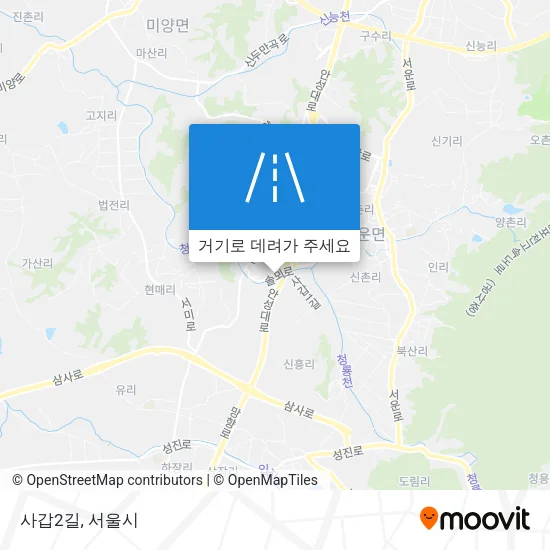 사갑2길 지도