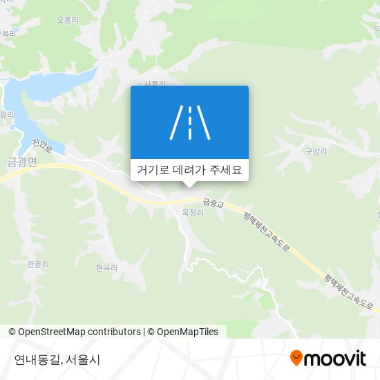 연내동길 지도