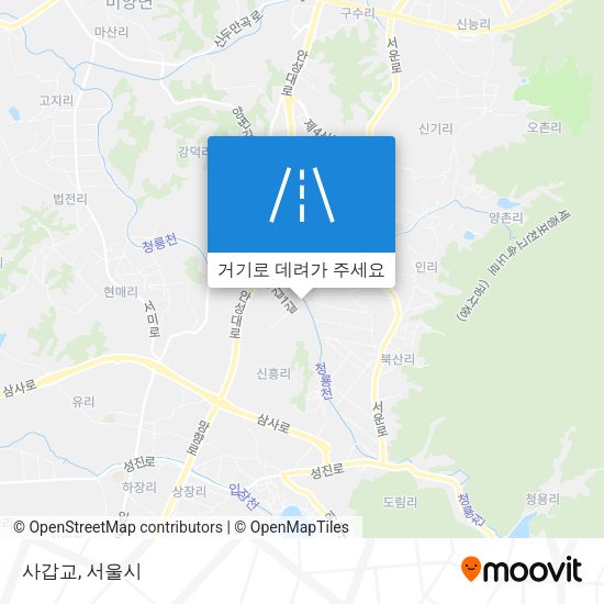 사갑교 지도