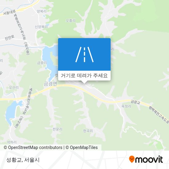 성황교 지도