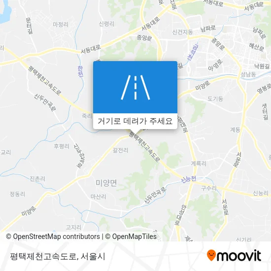 평택제천고속도로 지도