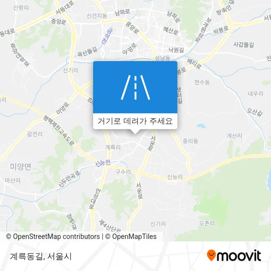 계륵동길 지도