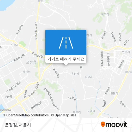 운정길 지도
