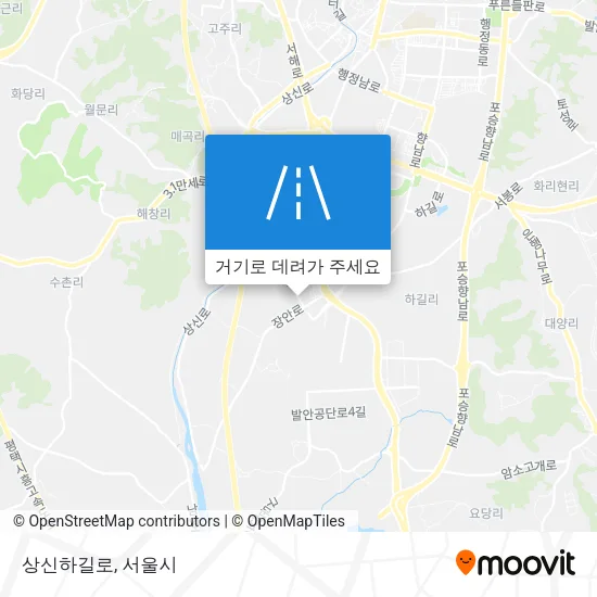 상신하길로 지도