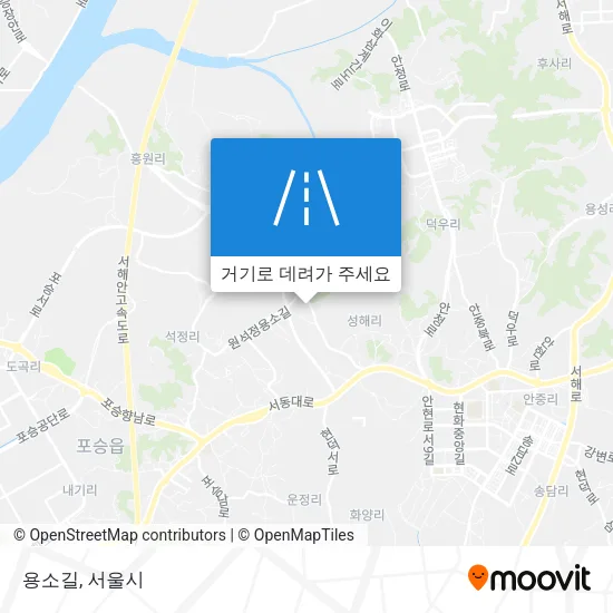 용소길 지도
