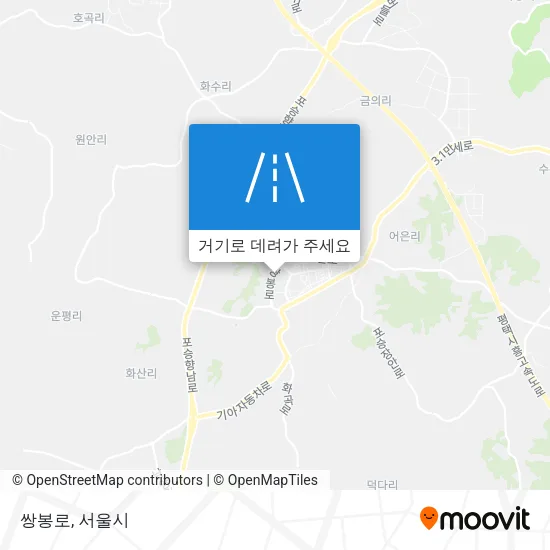 쌍봉로 지도