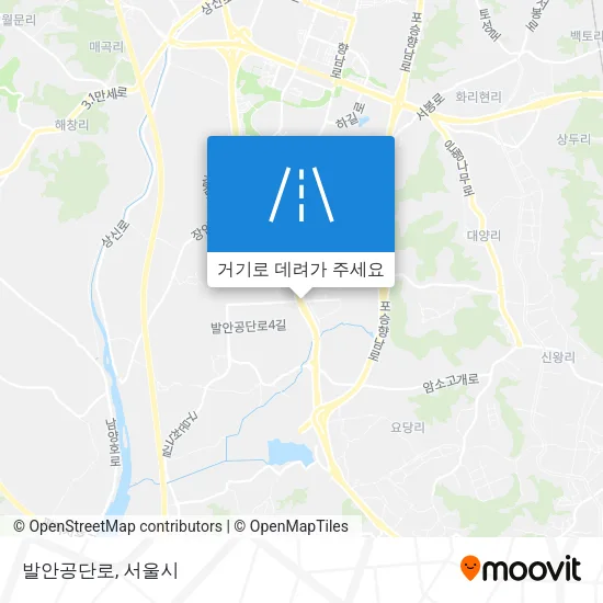 발안공단로 지도