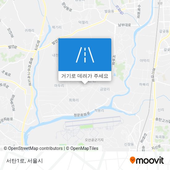 서탄1로 지도