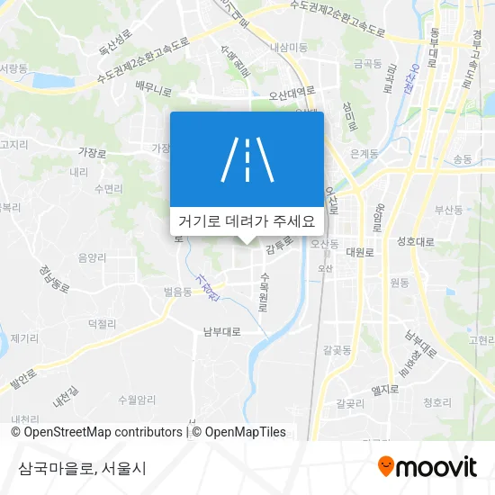 삼국마을로 지도