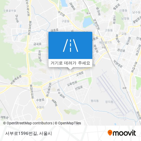 서부로1596번길 지도