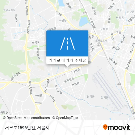 서부로1596번길 지도