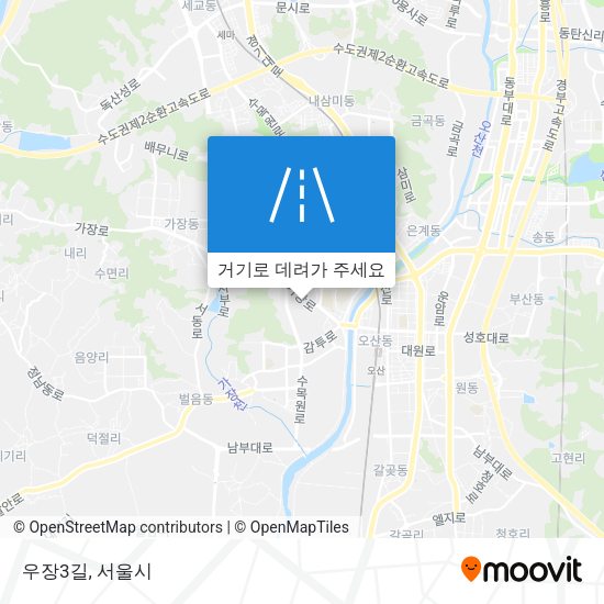 우장3길 지도