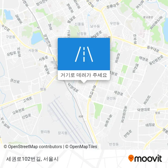 세권로102번길 지도