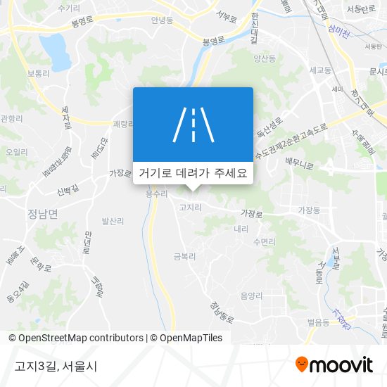 고지3길 지도