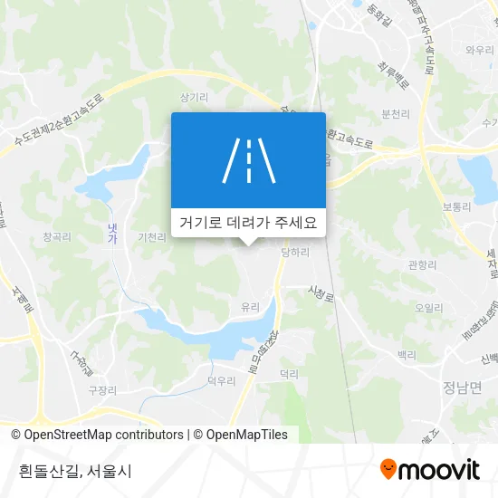 흰돌산길 지도