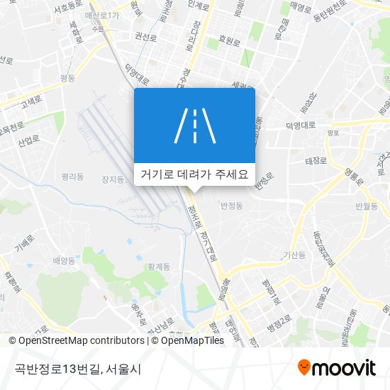 곡반정로13번길 지도