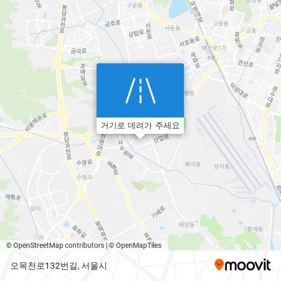 오목천로132번길 지도