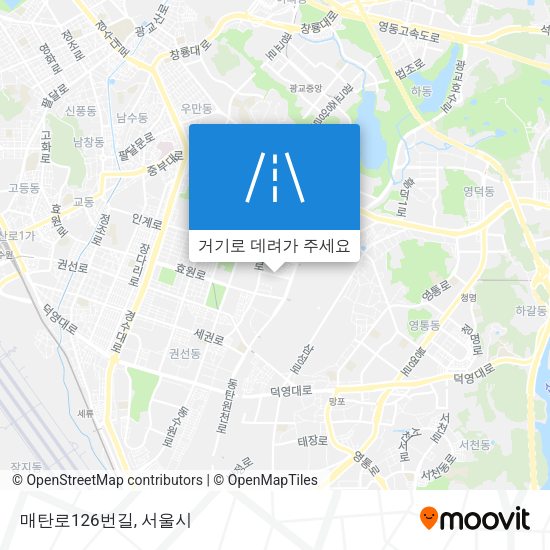 매탄로126번길 지도