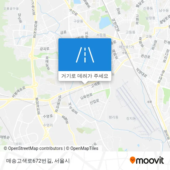 매송고색로672번길 지도