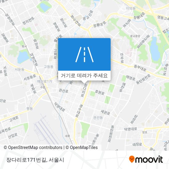 장다리로171번길 지도
